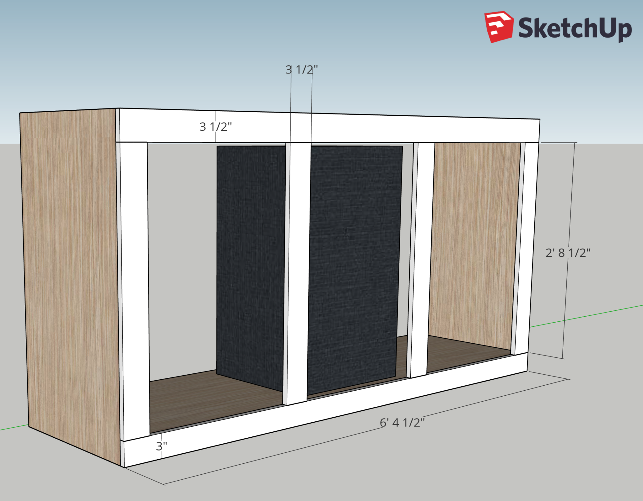 DIY Bar Plans with MiniFridge & Sliding Doors Sarah Bella
