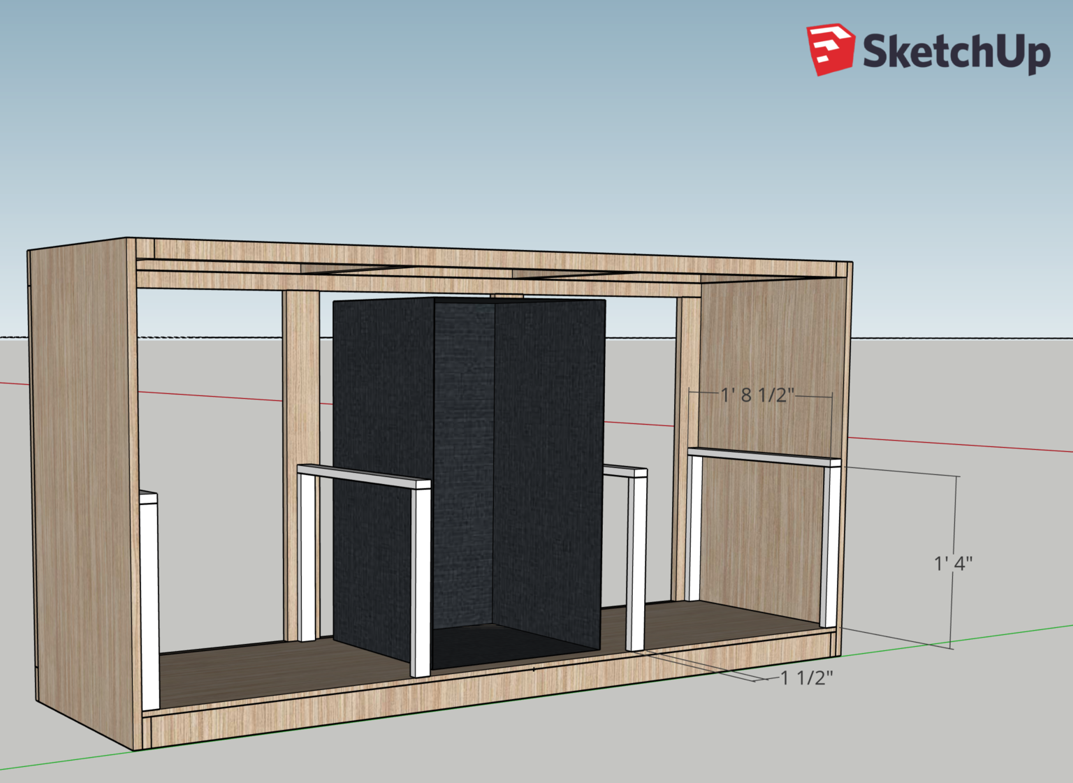 DIY Bar Plans with MiniFridge & Sliding Doors Sarah Bella