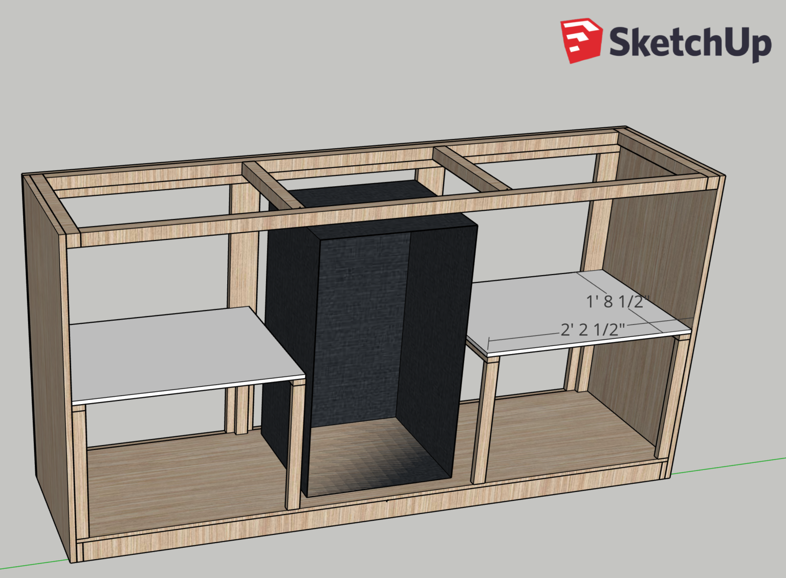 DIY Bar Plans with MiniFridge & Sliding Doors Sarah Bella