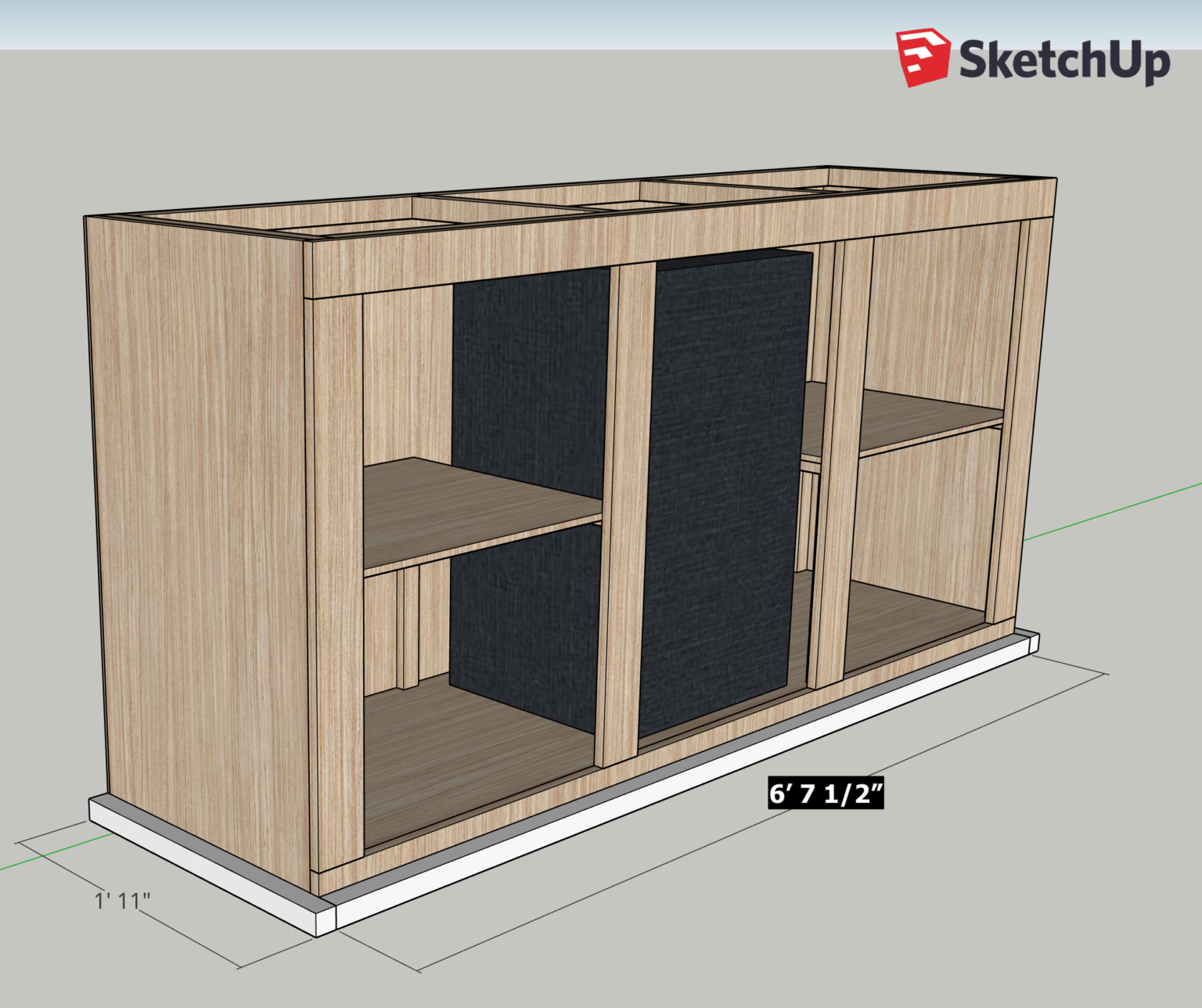 DIY Bar Plans with MiniFridge & Sliding Doors Sarah Bella